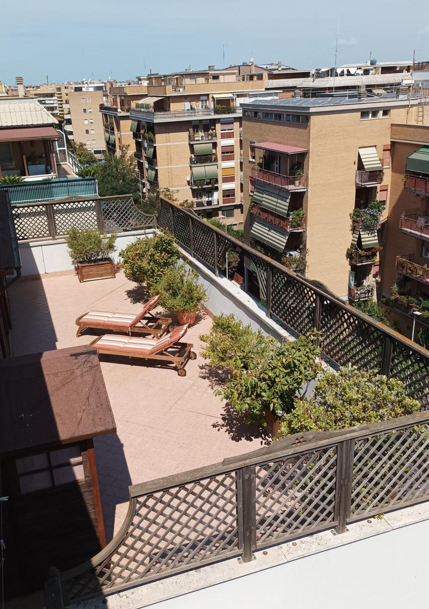 Apartmán Attico Con Terrazza In Via Dei Traghetti Lido di Ostia Exteriér fotografie